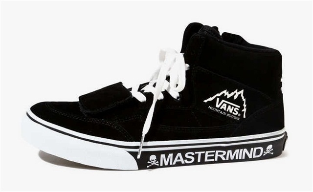mastermind JAPAN x Vans 联名推出黑色版 Mountain Edition 系列鞋款
