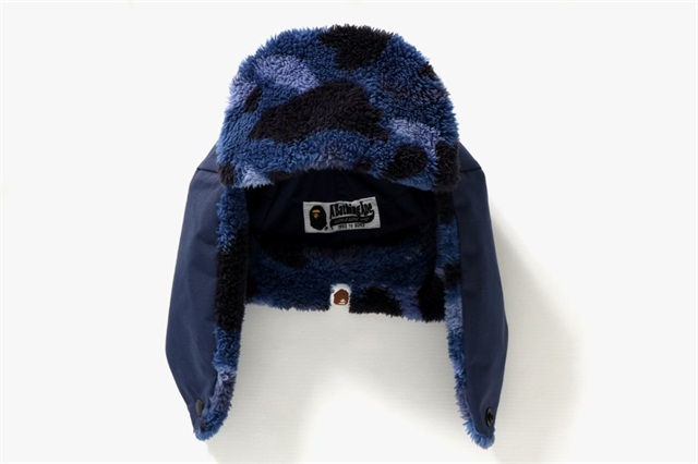BAPE 推出冬季迷彩 Boa Flight Cap 潮流帽款，酷似“雷锋帽”么？