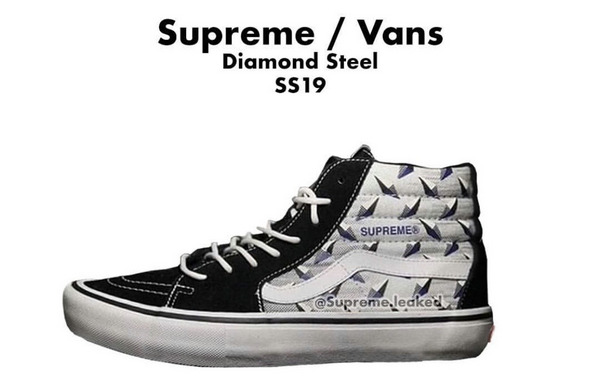 帅炸了！Supreme x VANS 2019SS 全新联名鞋款实物曝光！