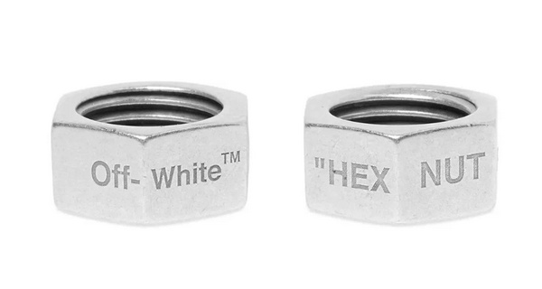 Off-White 六角螺帽造型戒指释出，不只是一个螺丝帽！