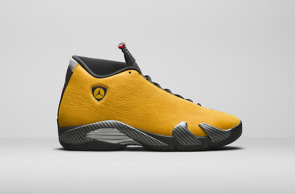 黄色法拉利？Air Jordan 14 鞋款 2019“Yellow Ferrari”配色预览