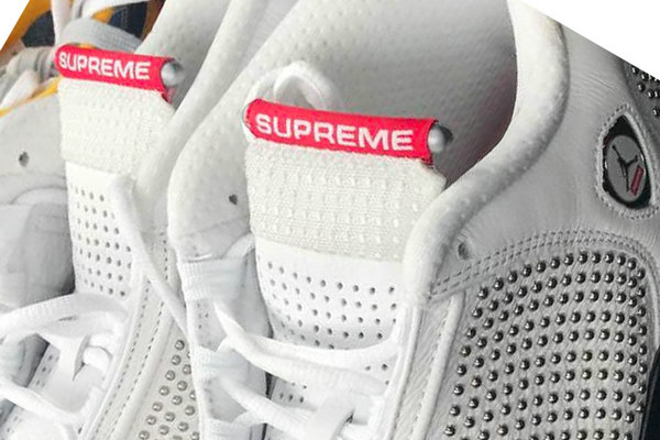 Supreme x Air Jordan 14 全新联名鞋款谍照曝光，预计下半年登陆