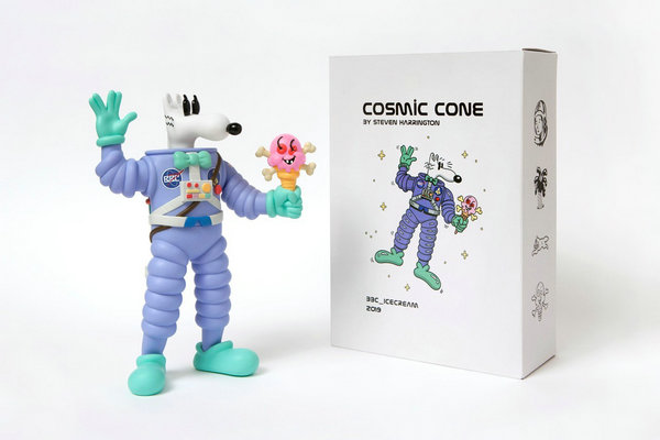 Steven Harrington x ICECREAM 全新联名「Cosmic Cone」限定雕塑释出