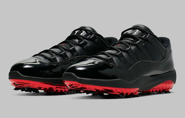 Air Jordan 11 Golf 鞋款黑红配色上架，高尔夫球鞋锁定下一爆款？