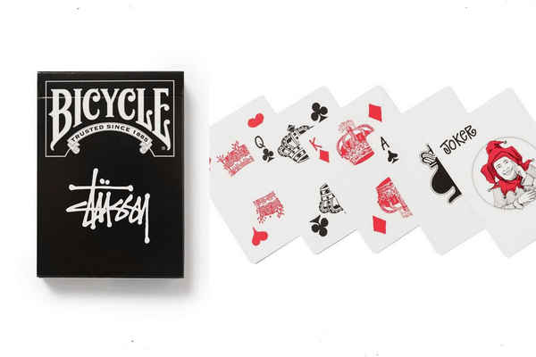 美潮Stüssy x bicycle单车牌全新联名限量扑克牌上架发售