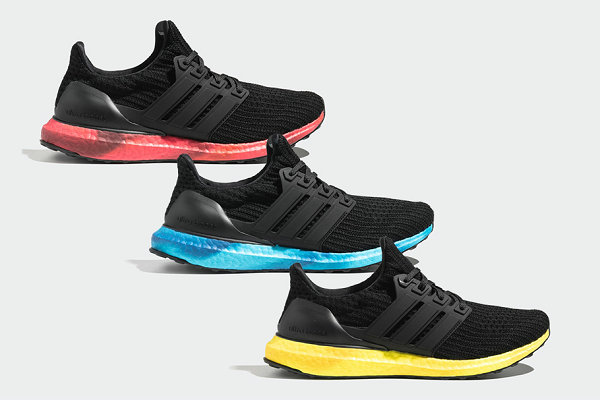 阿迪达斯 Ultraboost 4.0 鞋款彩色中底系列曝光，颜值超高