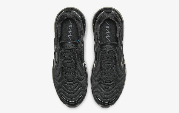耐克 Air Max 720 鞋款“Triple Black”黑魂配色来袭
