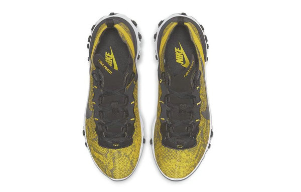 Nike React Element 55 鞋款暗黄蛇纹版本首次亮相