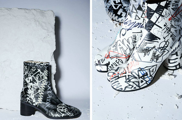 Maison Margiela 2019 涂鸦主题鞋款及包袋系列-1.jpg