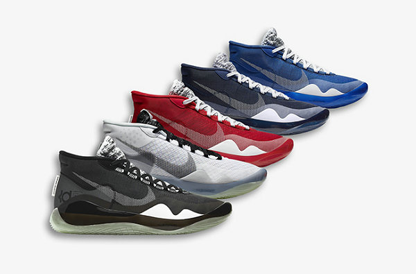 Nike KD12 鞋款 2019“Team Bank”系列上市，五种新色齐登场