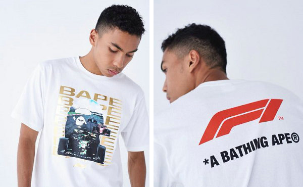 BAPE x F1 方程式 2019 联乘 T-Shirt 系列抢先预览