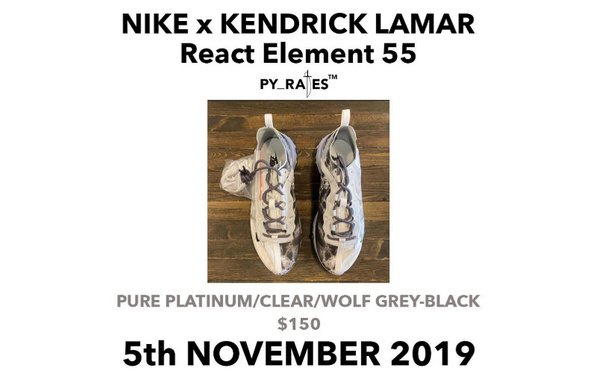Kendrick Lamar x Nike React Element 55 联乘鞋款即将发售