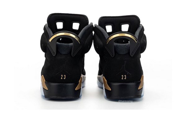 Air Jordan 6“DMP”黑金配色主题球鞋.jpg