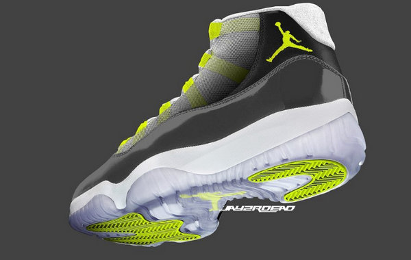 Air Jordan 11“Neon”新配色鞋款首度曝光，“经典”中的经典！