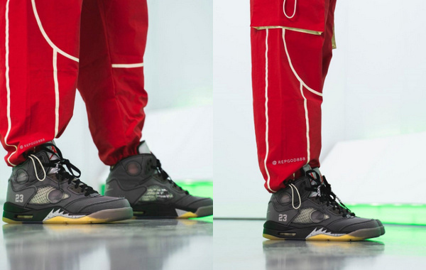 Off-White x Air Jordan 5 联乘鞋款清晰图片预览，锁定明年爆款？
