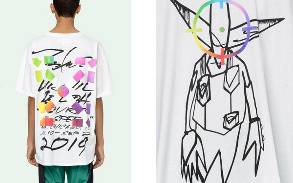 Off-White x Futura 全新联乘 Alien T恤开放预购，彩虹色标靶