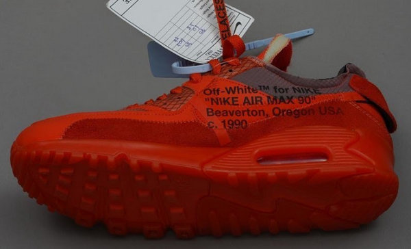 Off-White x Nike Air Max 90 全新大学红配色鞋款正式发售？