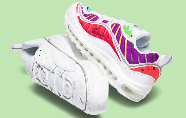 Nike Air Max 98 “可撕”鞋款释出，清新纯白色