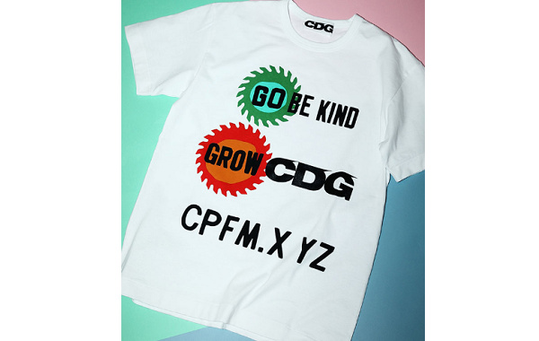 CPFM x CDG 全新联乘T恤系列上架，混合印花图案