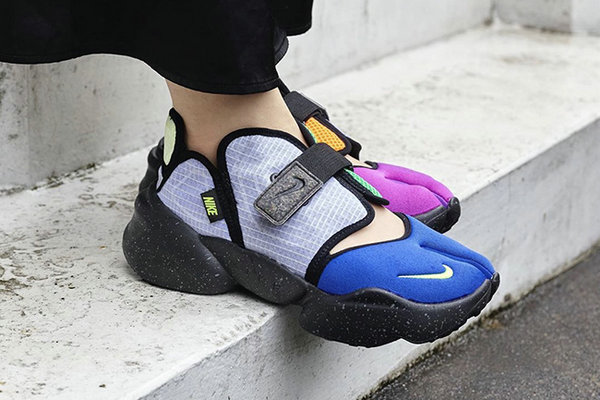 Nike Aqua Rift 分趾跑鞋全新鸳鸯配色释出，舒适脚感