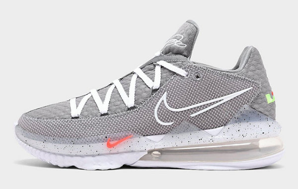 Nike LeBron 17 Low“灰白”配色鞋款发售，风车 Swoosh！