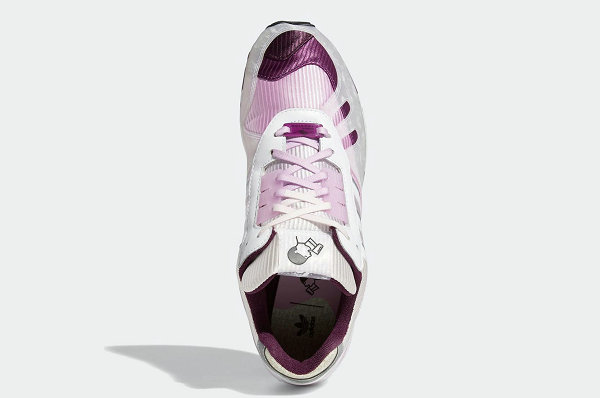 Adidas x 喜茶联名 ZX 7000 葡萄紫鞋款释出，造型吸睛