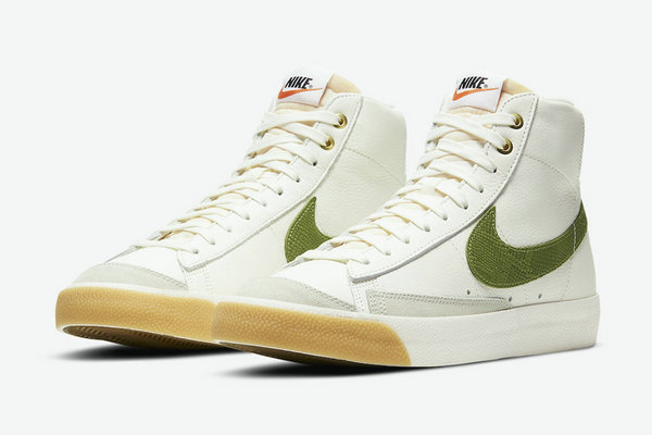绿色蛇纹 Nike Blazer Mid’77 鞋款释出，人气鞋型