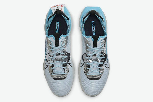 3M x 耐克联名 React Vision 灰蓝跑鞋限定发售，反光纹理