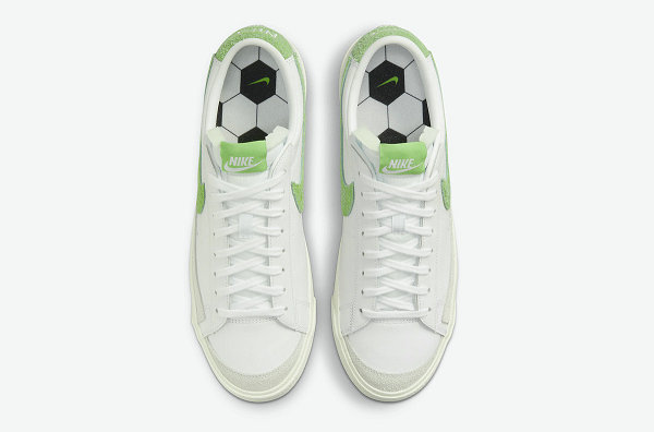 足球 Blazer Low 全新“Soccer”配色鞋款释出，绿茵场氛围
