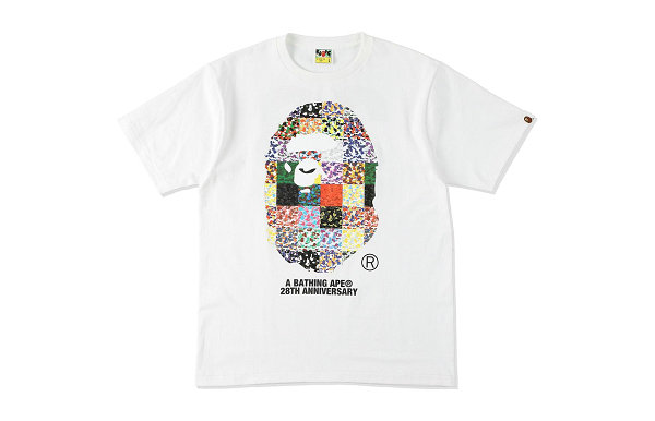 BAPE 全新 28 周年限定 T-Shirt 系列上架，经典猿人图案