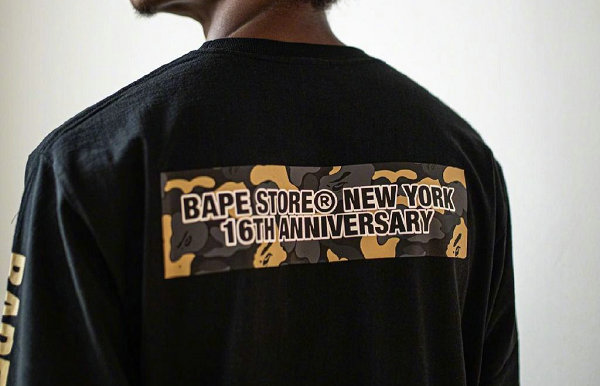 BAPE 纽约店 16 周年纪念系列上市，数字 16 点缀