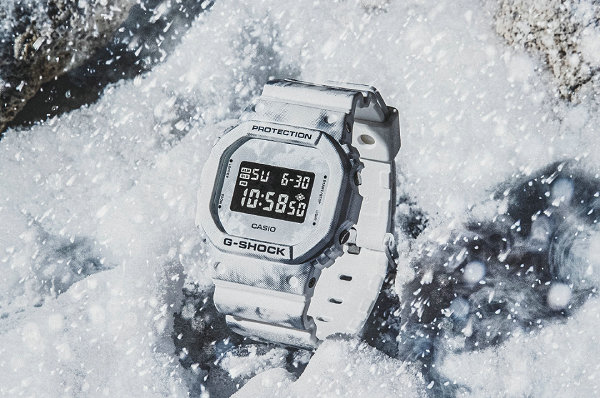 Casio 全新冬季限定“雪地迷彩”腕表系列开售
