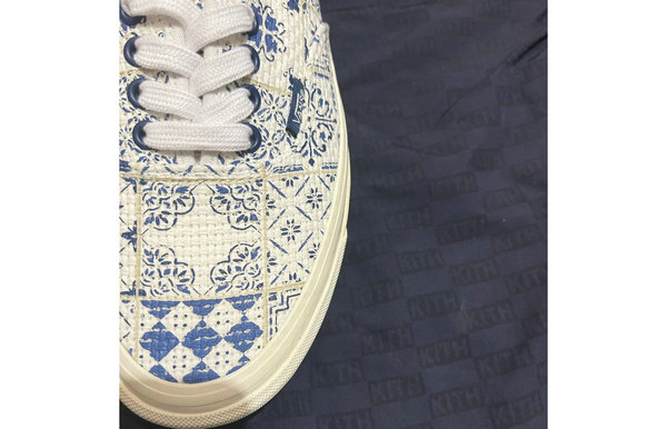KITH x Vans 全新联名鞋款曝光，编织材质呈现