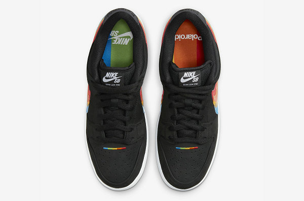 Nike x 宝丽来全新联名 Dunk SB 鞋款出炉，彩虹钩